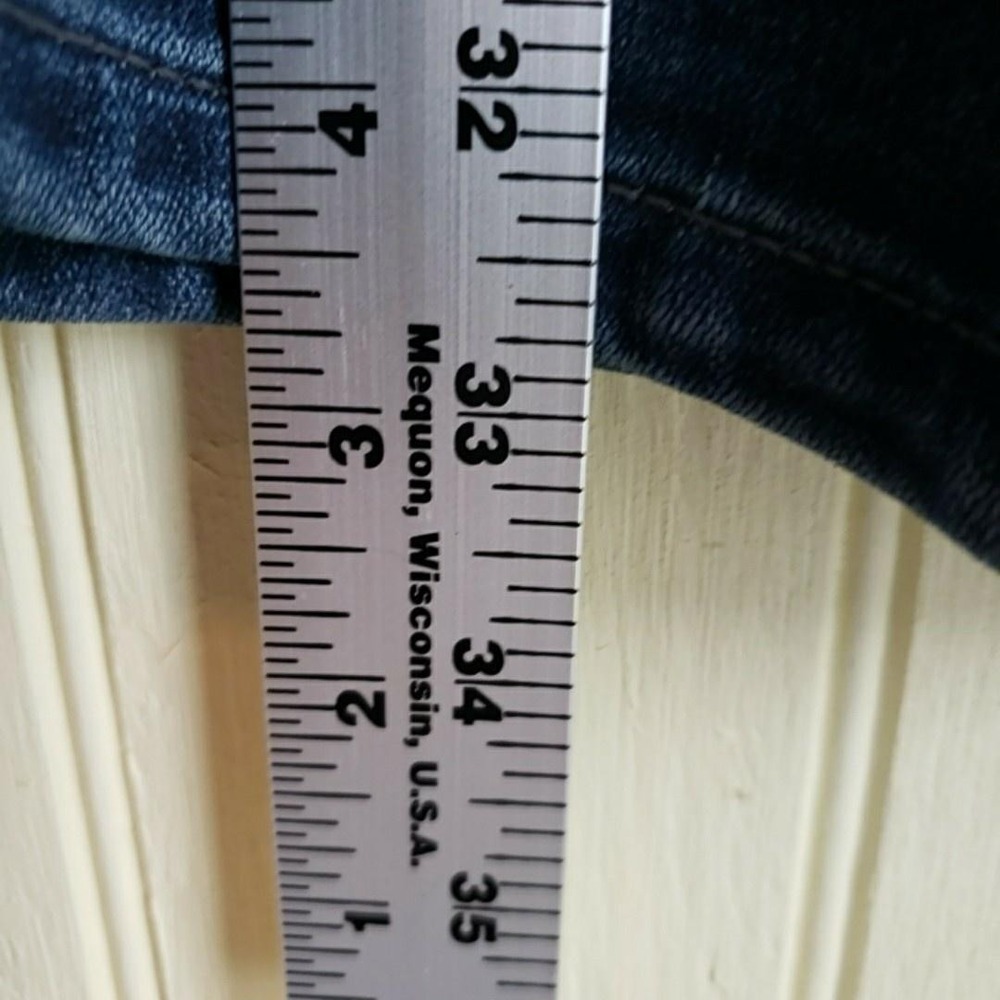 Lee Flex Motion Jeans Womens 24W Blue Medium Wash Straight Stretch Denim Plus - Picture 5 of 8